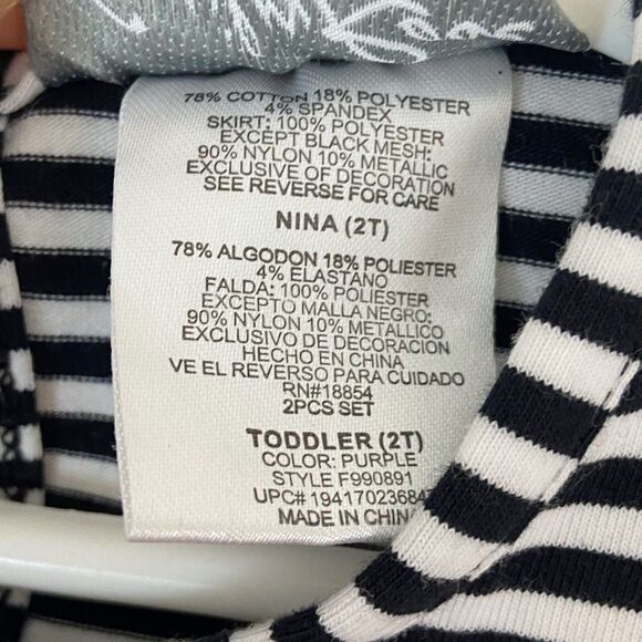 Emily Rose Dress Girls 2T Tulle Tutu Halloween Sugar Skull Pumpkin Trick Treat - Picture 5 of 5